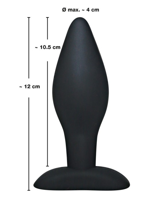 Black Velvets Large Plug