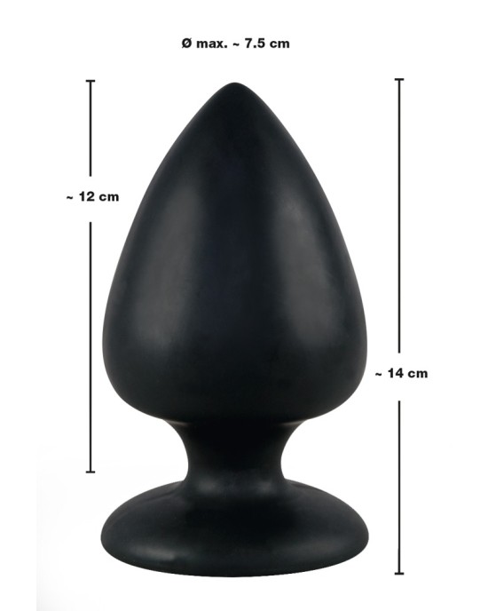 Black Velvets Extra Butt Plug