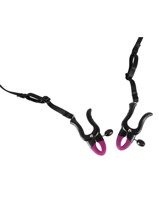 BK pearl string&silicone clamp