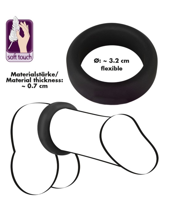 Black Velvets Cock Ring 3.2 cm