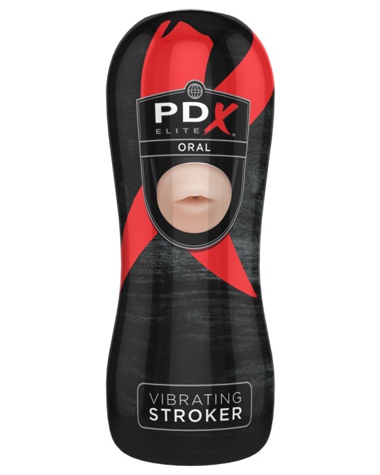 PDX Elite Vibrating Oral Strok