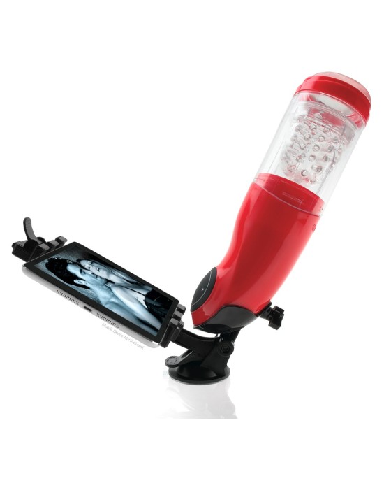 PET Mega-Bator Mouth Red/Clear