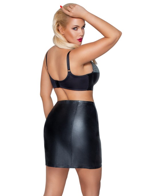 Leather Mini Skirt XS
