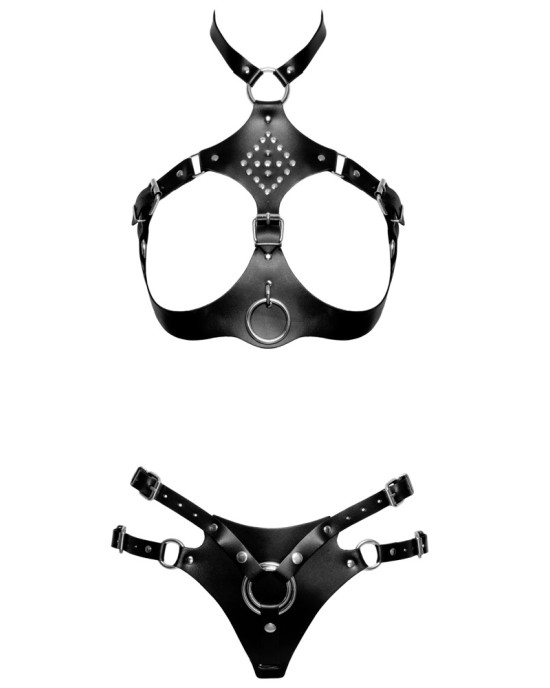 Leather Harness Set 2XL