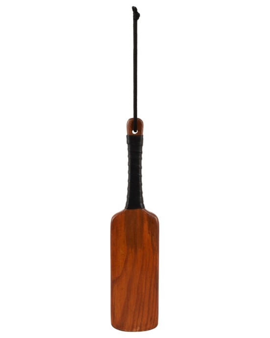 Leather spanking paddle