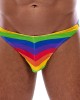 Men's Thong Rainbow XL