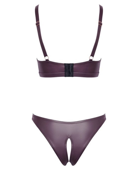Bra and Briefs purple XL