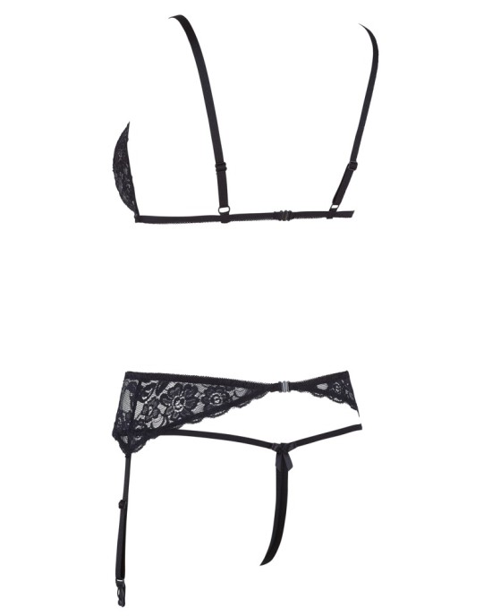Lace Suspender Set S
