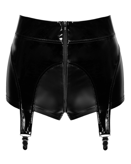 Noir Suspender Panty XL