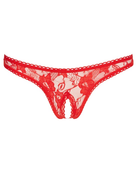 Lace String red S