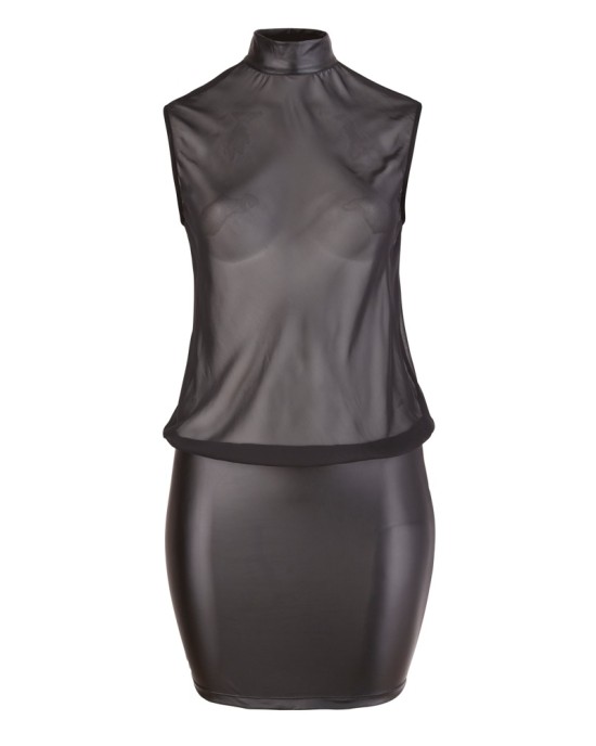Kleid transparent schwarz 3XL