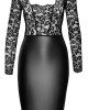 Noir lace dress XL