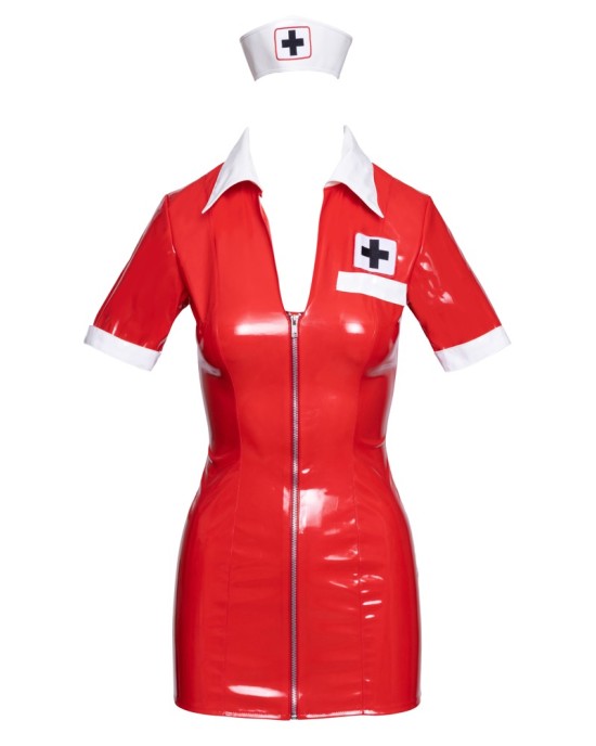 Vinyl Nurse red 2XL