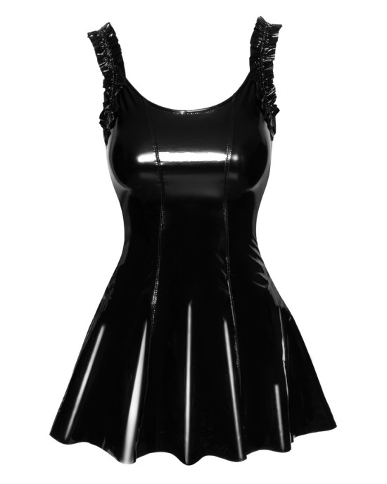 Noir Dress Ruffle L
