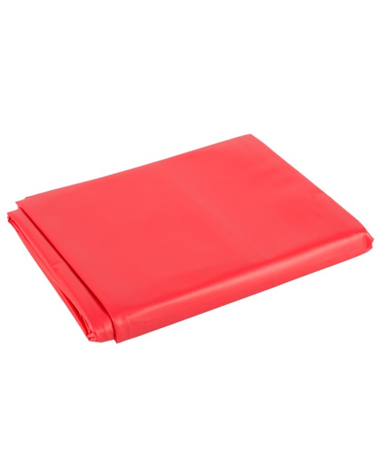 Vinyl Bed Sheet red 200x230cm
