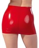 Latex Mini Skirt red 2XL