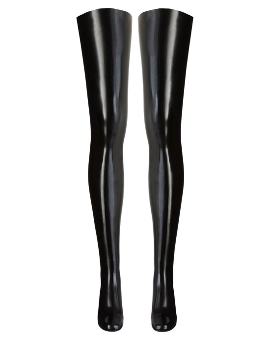 Latex Stockings black L/XL