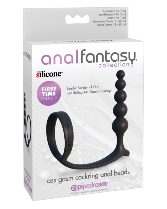 AF Ass-Gasm Cockring Anal Bead