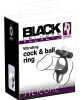 Black Velvets Cock + Ball Ring