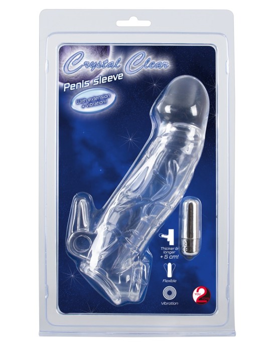 Crystal Clear Penisleeve Vibro