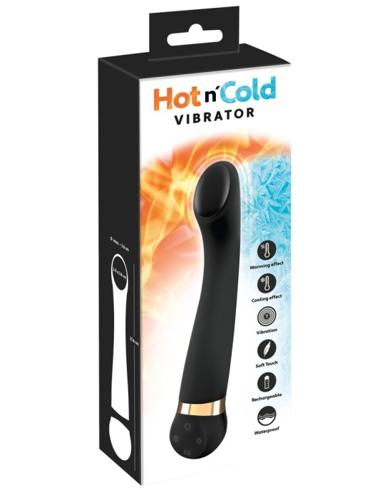 Hot n´cold vibrator black