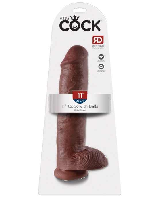 KC 11 Cock with Balls Brown