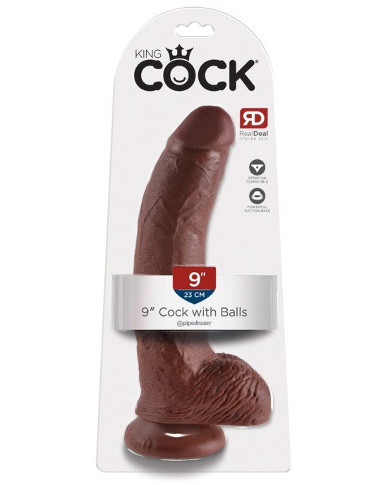 KC 9 Cock with Balls Brown