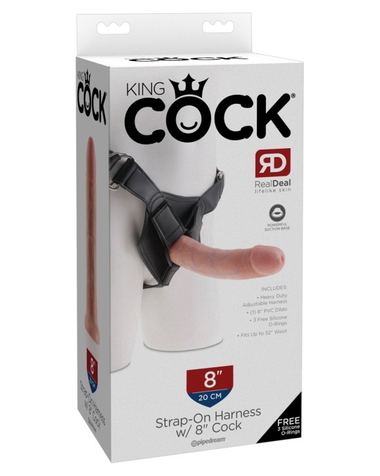 King Cock Strap-On 8Zoll