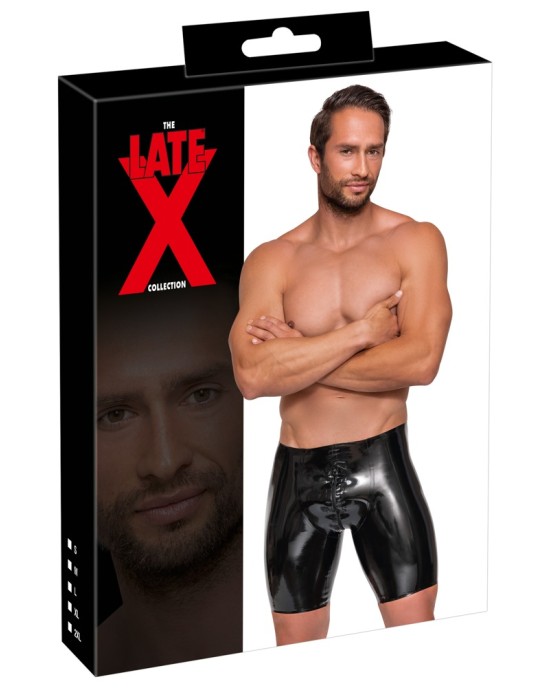 Men's Latex Pants Zip S
