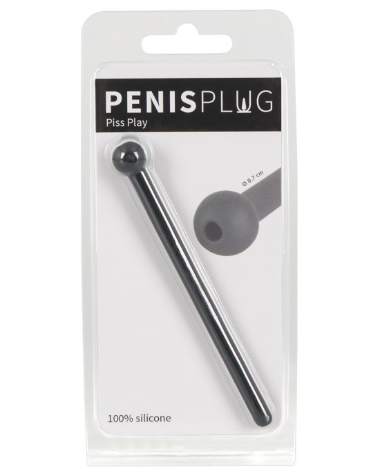 Penis Plug Piss Play black