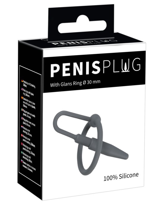 Penis Plug with Glans Ring