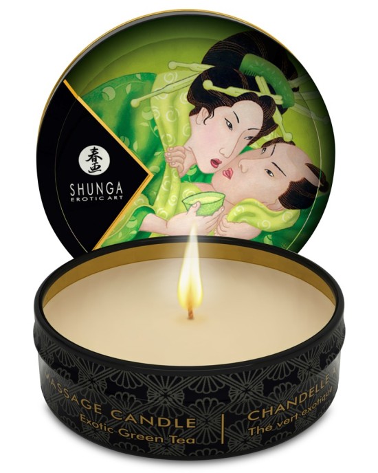 Shunga Mini Candle GreenTea 30