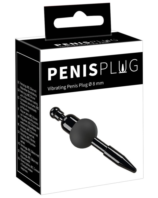 Vibrating Penis Plug 8 mm